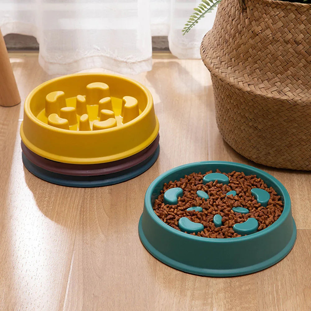 Slow Feeder Puzzle Bowl – Non-Slip Pet Feeding Bowl