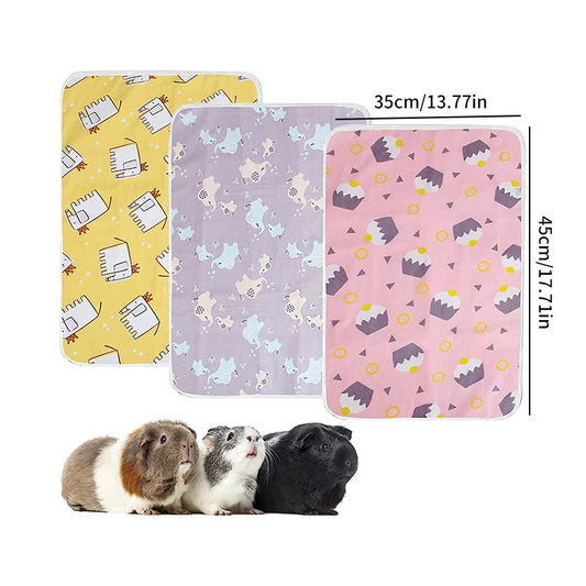 Washable Pet Pee Pad Rabbit Hamster